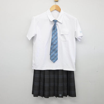 【中古】埼玉県 蕨市立第二中学校 女子制服 3点（シャツ・スカート）sf027870