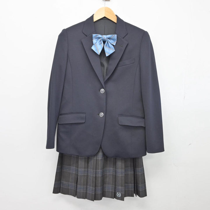 【中古】埼玉県 蕨市立第二中学校 女子制服 3点（ブレザー・スカート）sf027871