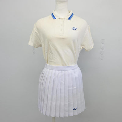 【中古】大阪府 大正北中学校/バトミントン部ユニフォーム 女子制服 2点（部活ユニフォーム 上・部活ユニフォーム 下）sf027883