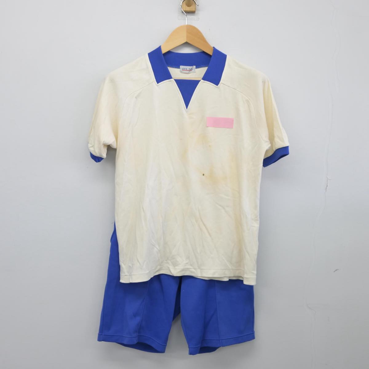 【中古】大阪府 大阪市立西高等学校 女子制服 2点（体操服 上・体操服 下）sf027889