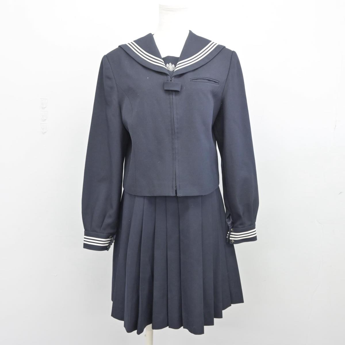 【中古】東京都 目白研心高等学校 女子制服 3点（ブレザー・セーラー服・スカート）sf027893