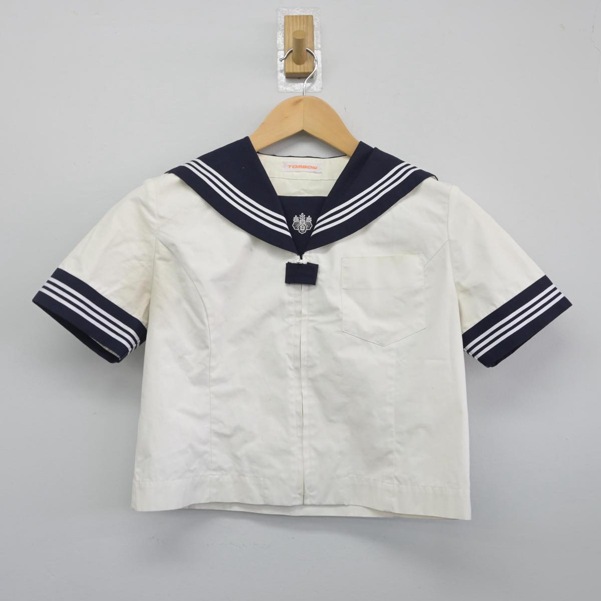 【中古】東京都 目白研心高等学校 女子制服 2点（セーラー服・スカート）sf027902