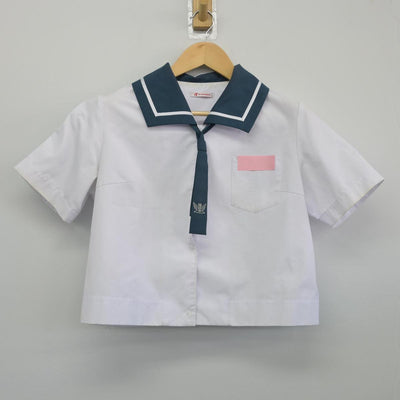 【中古】大分県 昭和中学校 女子制服 3点（シャツ・スカート）sf027906