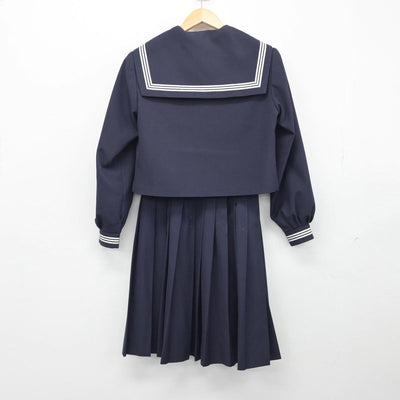 【中古】大分県 昭和中学校 女子制服 2点（セーラー服・スカート）sf027908