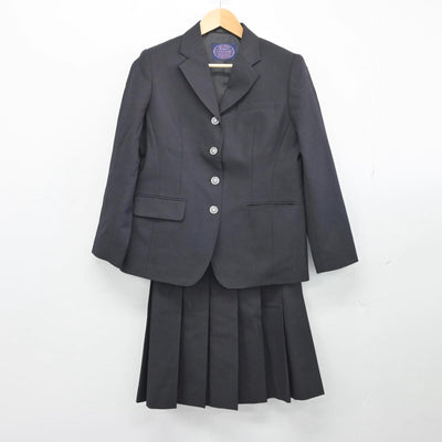 【中古】福岡県 福岡高等学校 女子制服 2点（ブレザー・スカート）sf027916