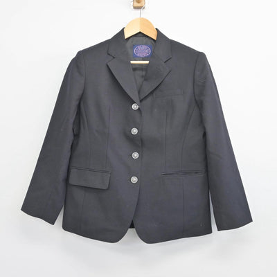 【中古】福岡県 福岡高等学校 女子制服 2点（ブレザー・スカート）sf027916