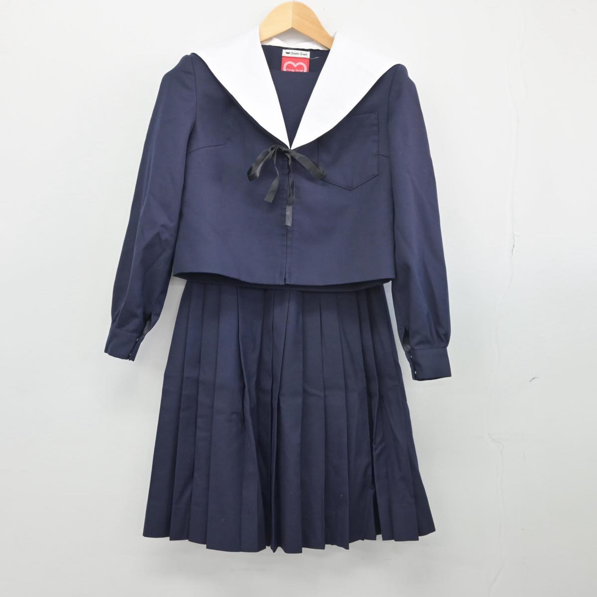 【中古】愛知県 守山東中学校 女子制服 3点（セーラー服・スカート）sf027918