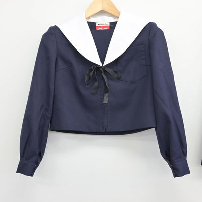 【中古】愛知県 守山東中学校 女子制服 3点（セーラー服・スカート）sf027918