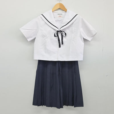 【中古】愛知県 守山東中学校 女子制服 3点（セーラー服・スカート）sf027919