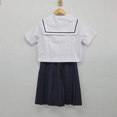 【中古】愛知県 守山東中学校 女子制服 3点（セーラー服・スカート）sf027919