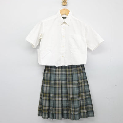 【中古】東京都 杉並学院高等学校 女子制服 2点（シャツ・スカート）sf027926