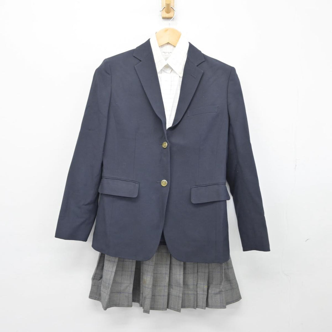 中古制服】東京都 文教大学附属中学校・高等学校 女子制服 4点（ブレザー・シャツ・スカート）sf027939【リサイクル学生服】 | 中古制服 通販パレイド