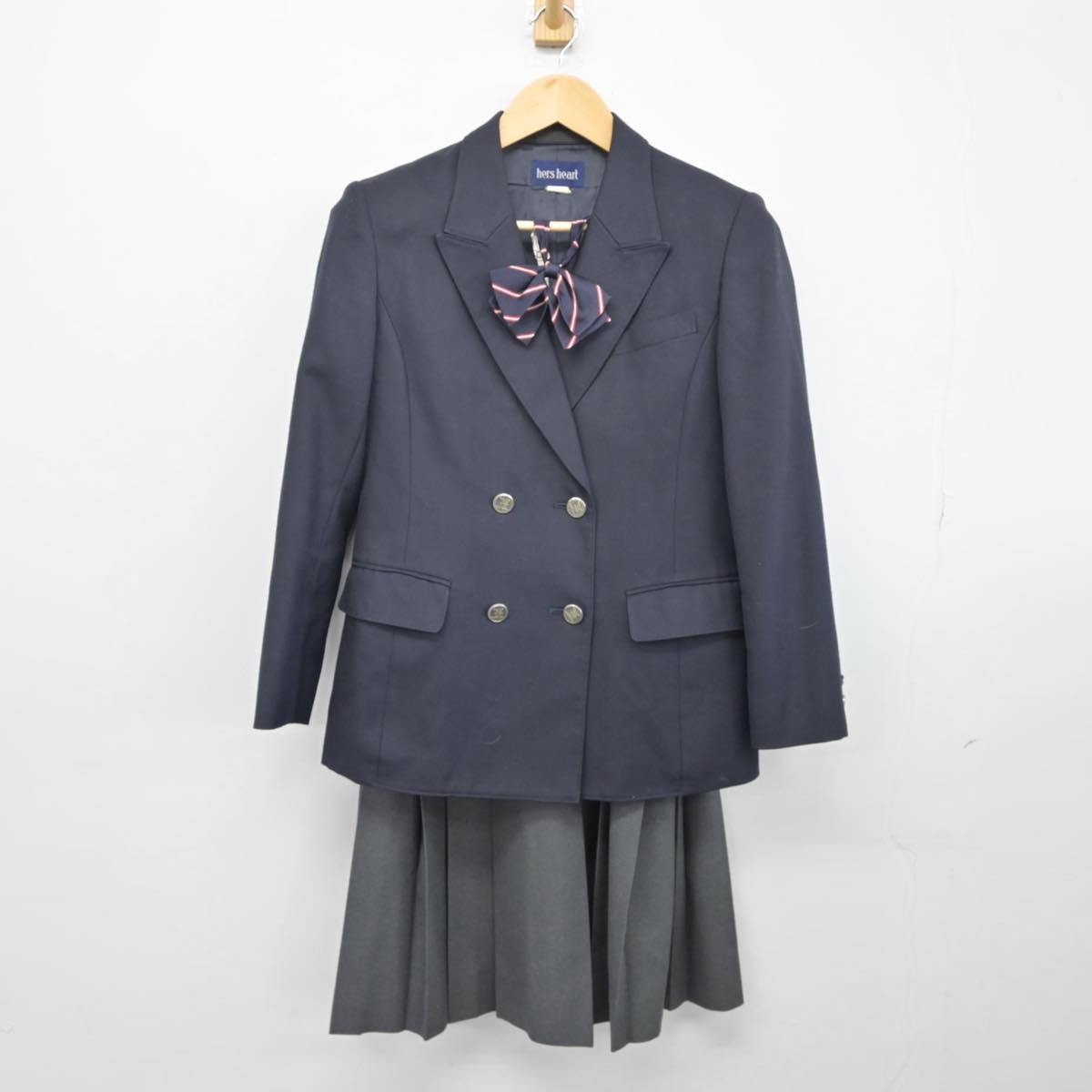 【中古】奈良県 平城高等学校 女子制服 3点（ブレザー・スカート）sf027959