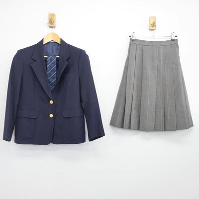 【中古】大阪府 近畿大学附属高等学校 女子制服 3点（ブレザー・スカート）sf027960