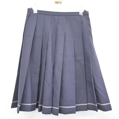 【中古】福島県 須賀川高等学校 女子制服 2点（セーラー服・スカート）sf027969