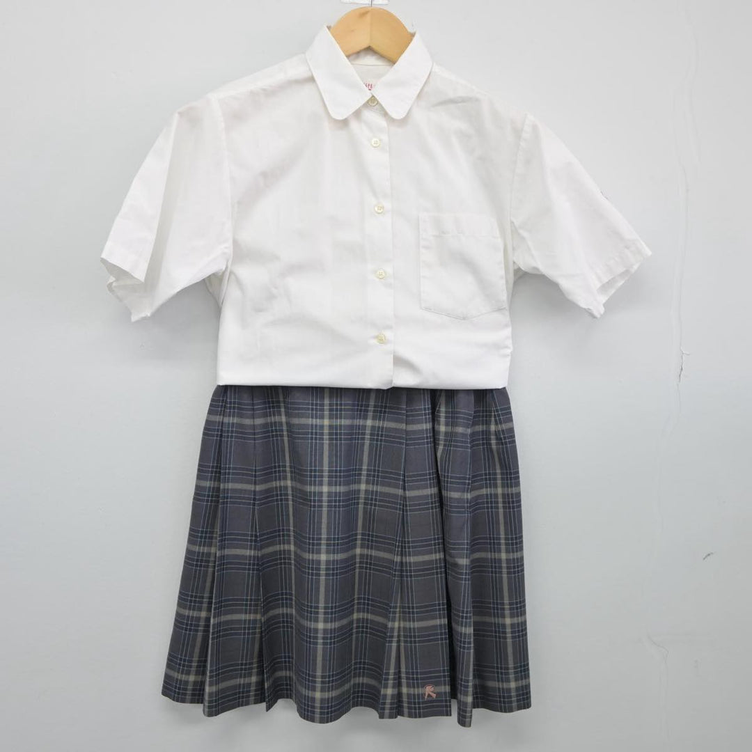 【中古制服】京都府 久御山高等学校 女子制服 2点（シャツ・スカート）sf027981【リサイクル学生服】 | 中古制服通販パレイド