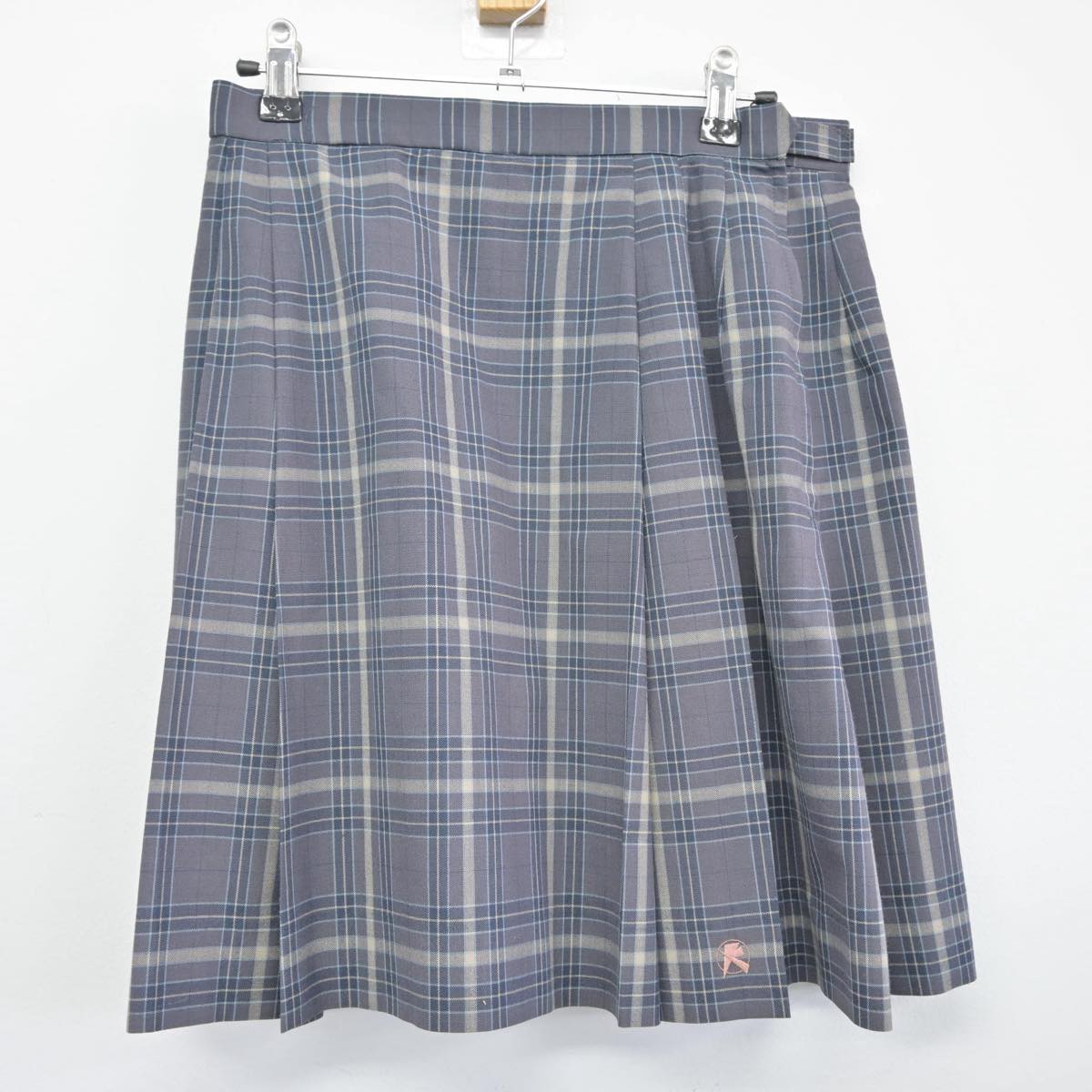 【中古】京都府 久御山高等学校 女子制服 2点（シャツ・スカート）sf027981