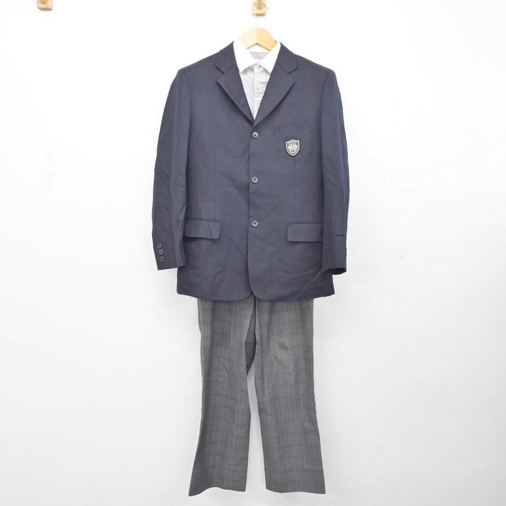 【中古制服】奈良県 西和清陵高等学校 男子制服 3点（ブレザー・シャツ・ズボン）sf027991【リサイクル学生服】 | 中古制服通販パレイド