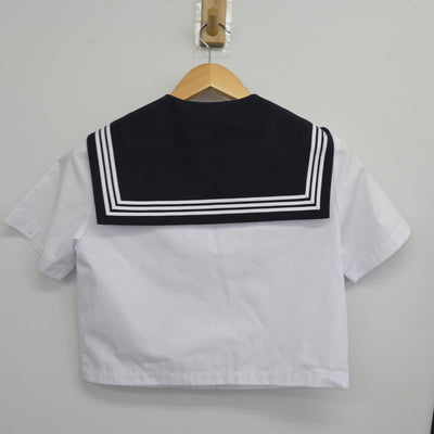 【中古】静岡県 掛川市立桜が丘中学校 女子制服 2点（セーラー服・スカート）sf027999