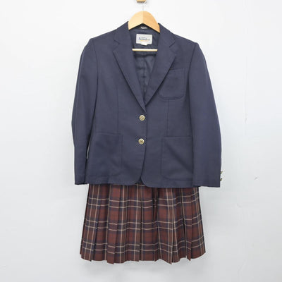 【中古】大阪府 龍華中学校 女子制服 2点（ブレザー・スカート）sf028011