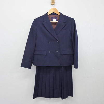 【中古】大阪府 東住吉高等学校 女子制服 2点（ブレザー・スカート）sf028016