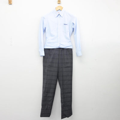 【中古】京都府 洛水高等学校 女子制服 2点（シャツ・ズボン）sf028021