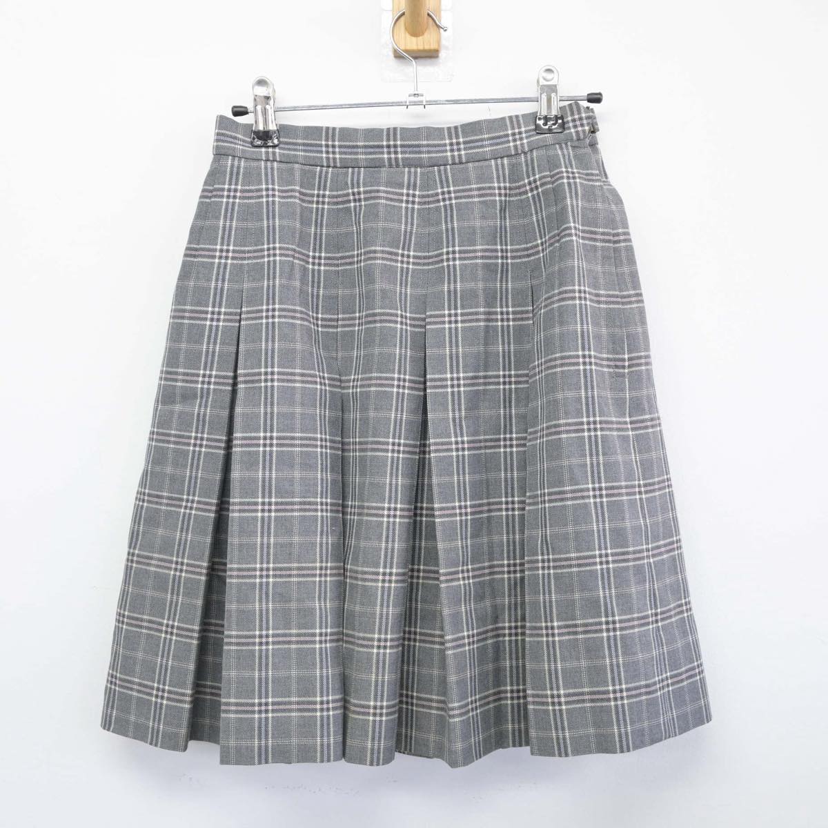 【中古】東京都 立川女子高等学校 女子制服 5点（ブレザー・シャツ・ニット・スカート）sf028022