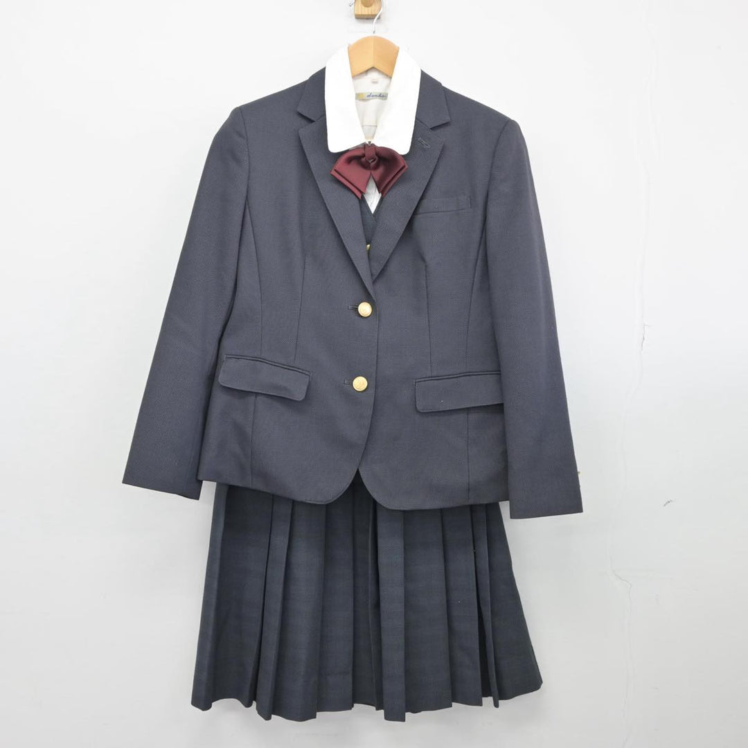 中古制服】香川県 丸亀城西高等学校 女子制服 6点（ブレザー・シャツ・ベスト・スカート）sf028025【リサイクル学生服】 | 中古制服通販パレイド