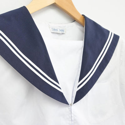 【中古】静岡県 清水庵原中学校 女子制服 2点（セーラー服・セーラー服）sf028040