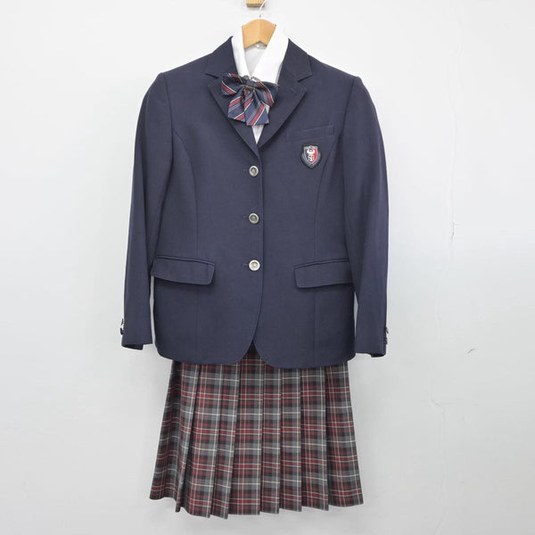 中古制服】愛媛県 今治明徳高等学校 女子制服 4点（ブレザー