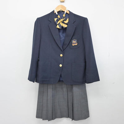 【中古】北海道 北海道美深高等学校 女子制服 3点（ブレザー・スカート）sf028054