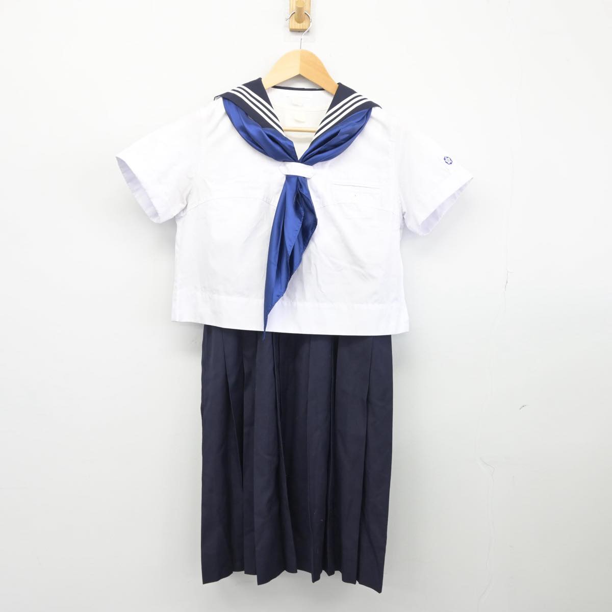 【中古】東京都 共立女子中学高等学校 女子制服 4点（セーラー服・スカート）sf028084