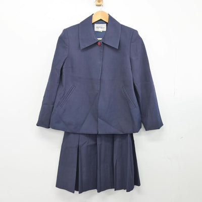 【中古】岡山県 高陽中学校 女子制服 3点（ブレザー・ベスト・スカート）sf028091