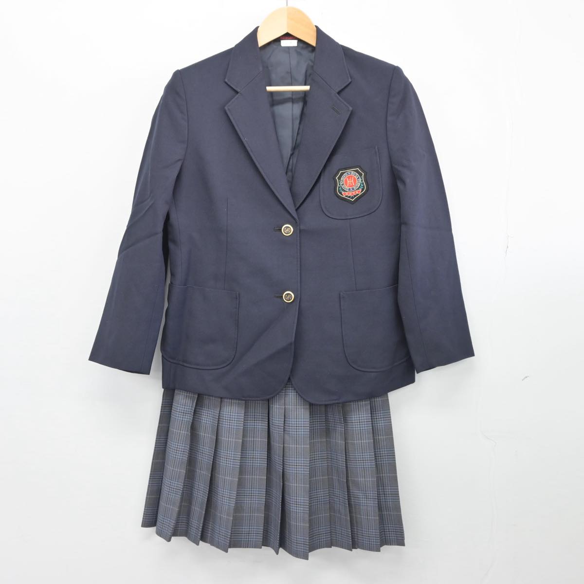 【中古】東京都 保谷中学校 女子制服 2点（ブレザー・スカート）sf028092