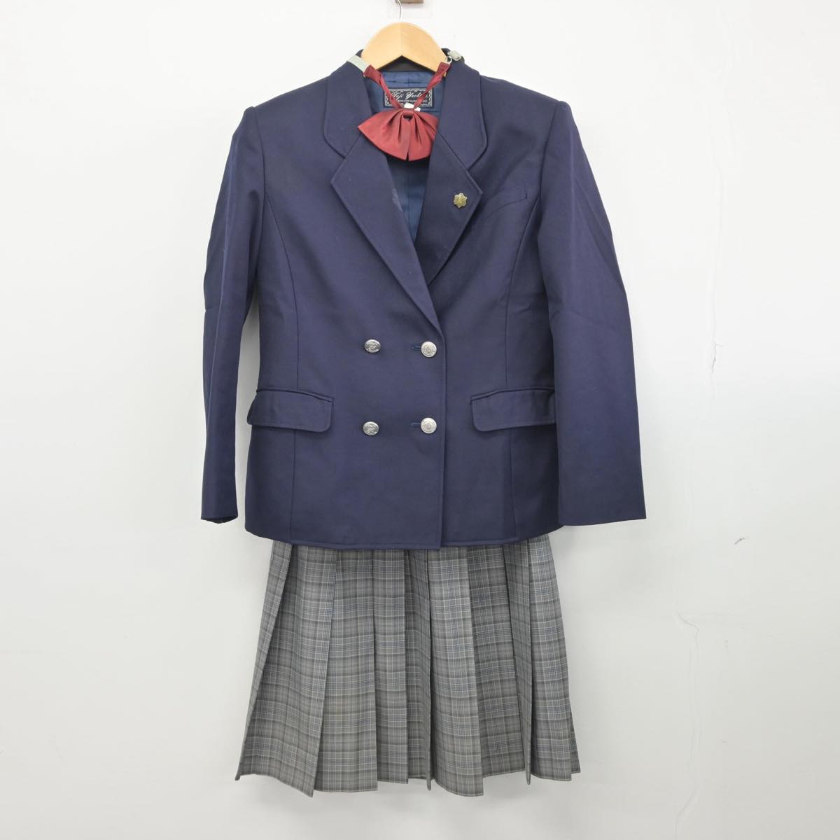 【中古】埼玉県 草加南高校 女子制服 4点（ブレザー・スカート・スカート）sf028099