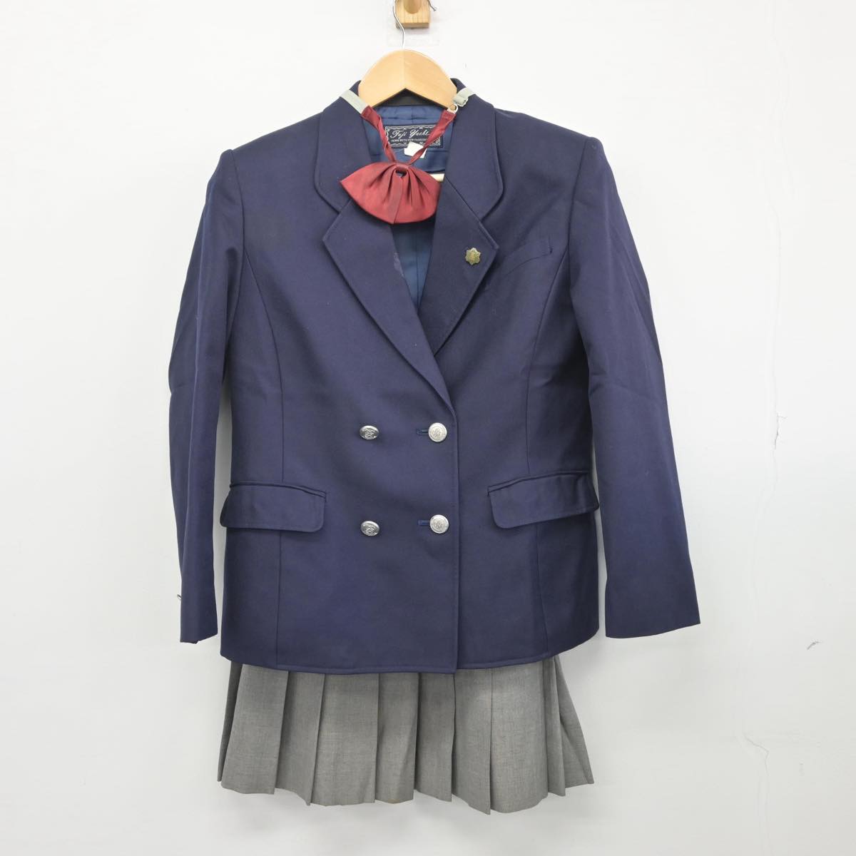 【中古】埼玉県 草加南高校 女子制服 4点（ブレザー・スカート・スカート）sf028099