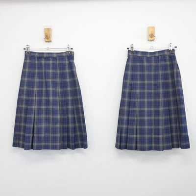 【中古】宮城県 鶴谷中学校 女子制服 4点（ブレザー・ベスト・スカート・スカート）sf028101