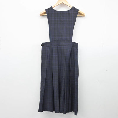 【中古】福岡県 福岡市立三宅中学校 女子制服 2点（ニット・ジャンパースカート）sf028112