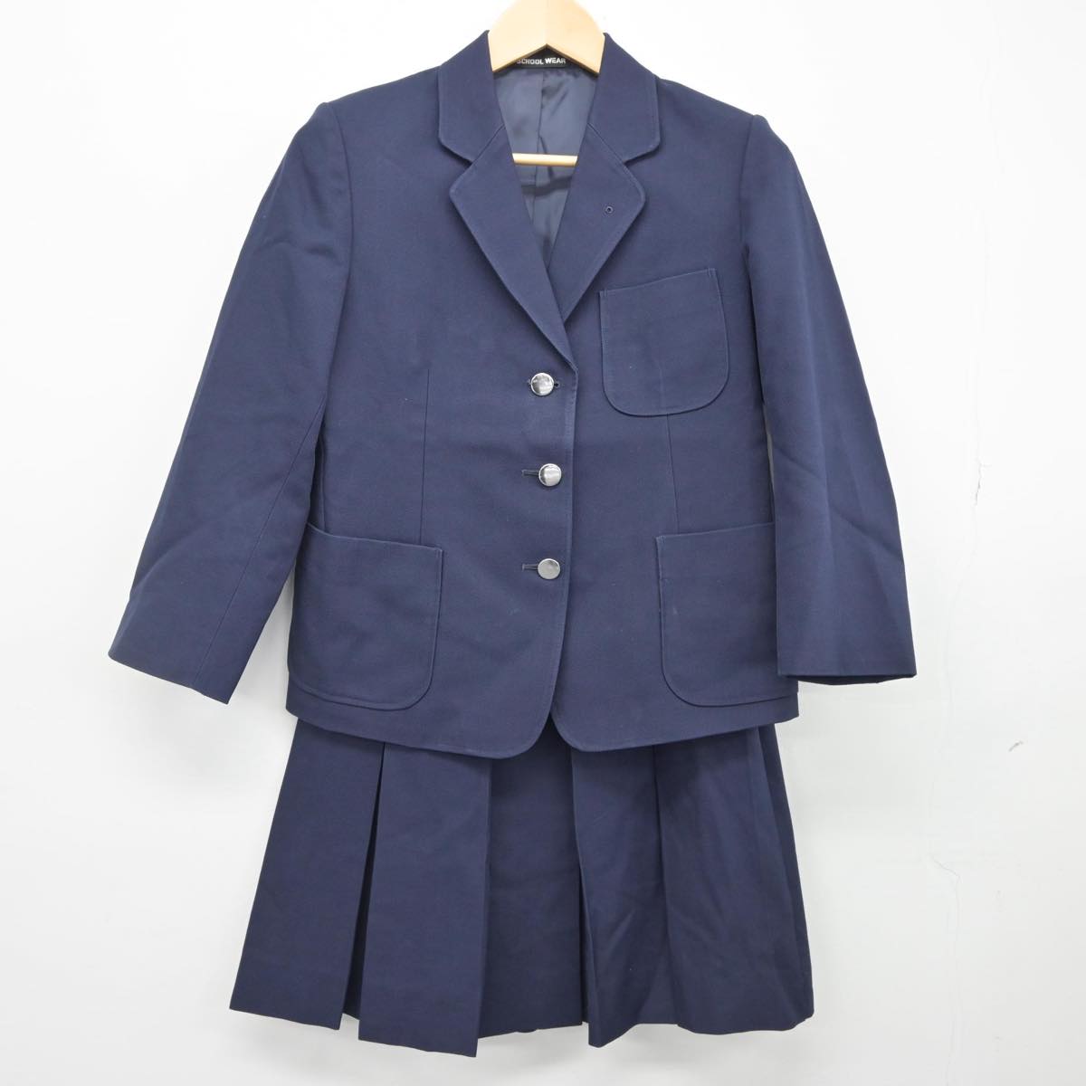 【中古】東京都 杉並区立高井戸中学校 女子制服 3点（ブレザー・スカート・スカート）sf028120