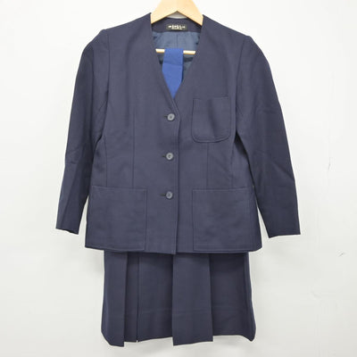 【中古】奈良県 京西中学校 女子制服 4点（ブレザー・スカート・スカート）sf028125