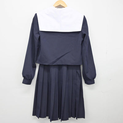 【中古】愛知県 愛知県安城市立西中学校 女子制服 3点（セーラー服・スカート）sf028126