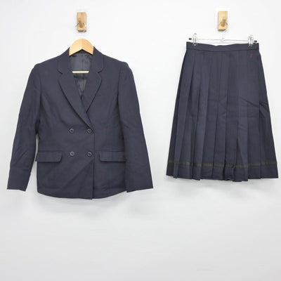 【中古】岡山県 津山高校 女子制服 2点（ブレザー・スカート）sf028132