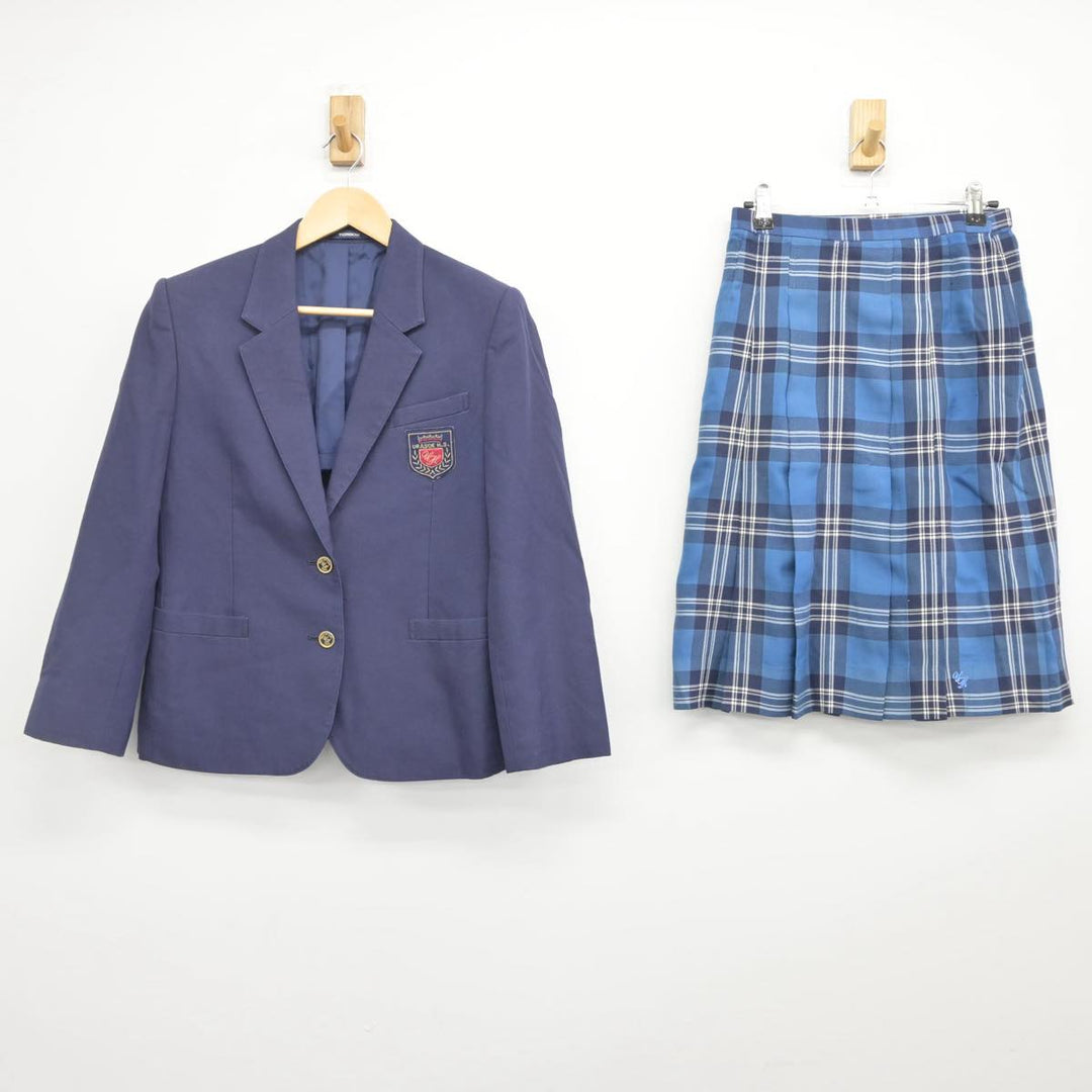 【中古】沖縄県 沖縄県立浦添高等学校 女子制服 2点（ブレザー・スカート）sf028140