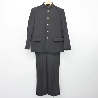 【中古】千葉県 千葉県印西市立印旛中学校 男子制服 3点（ブレザー・ズボン・シューズ）sf028141