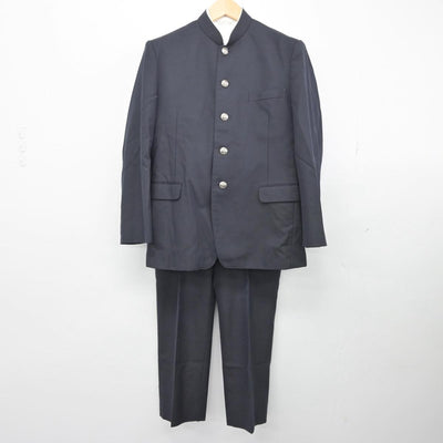 【中古】愛知県 愛知県立安城南高校 男子制服 5点（ブレザー・ニット・シャツ・ズボン）sf028143