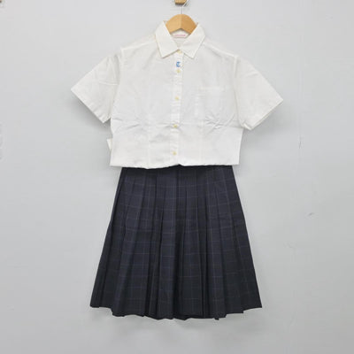 【中古】大阪府 高石高等学校 女子制服 3点（シャツ・スカート・スカート）sf028151