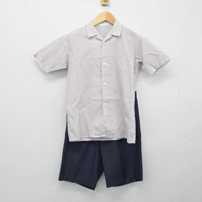 【中古】京都府 京都文教短期大学付属小学校 男子制服 2点（シャツ・ズボン）sf028154