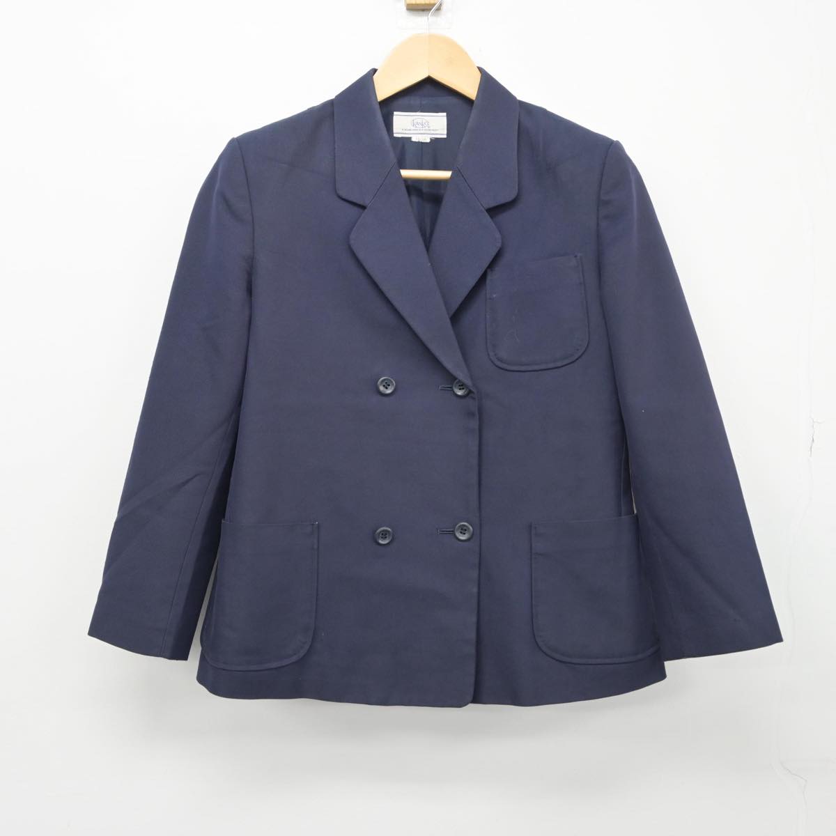 【中古】愛媛県 三津浜中学校 女子制服 3点（ブレザー・ベスト・スカート）sf028179