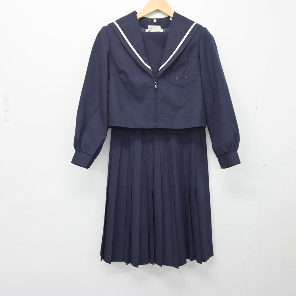 大量購入愛知県 蟹江中学校 女子制服 2点 sf009445 学生服