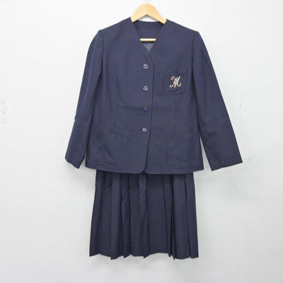 【中古】千葉県 長生村立長生中学校 女子制服 4点（ブレザー・ベスト・スカート・スカート）sf028196